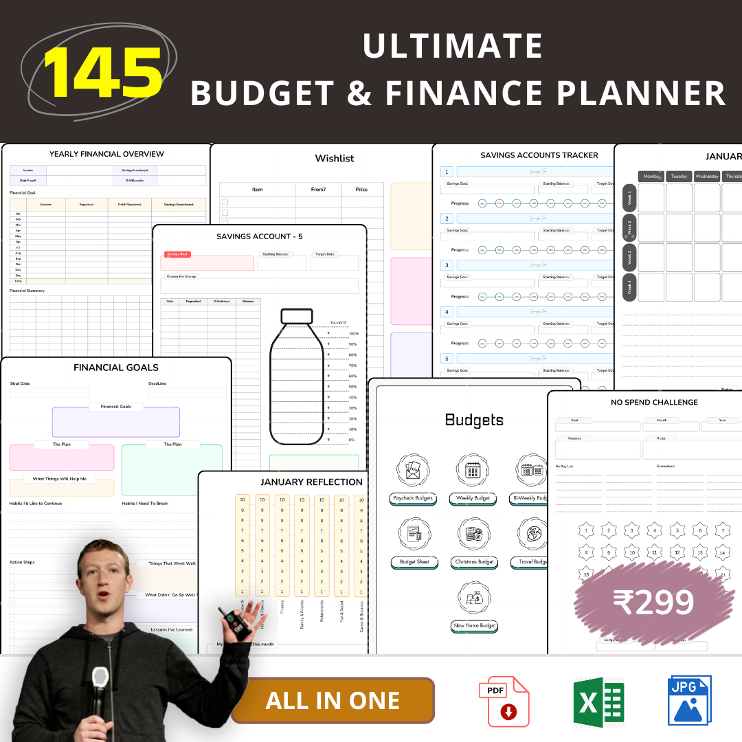 Ultimate  Budgets & Finance Planner​